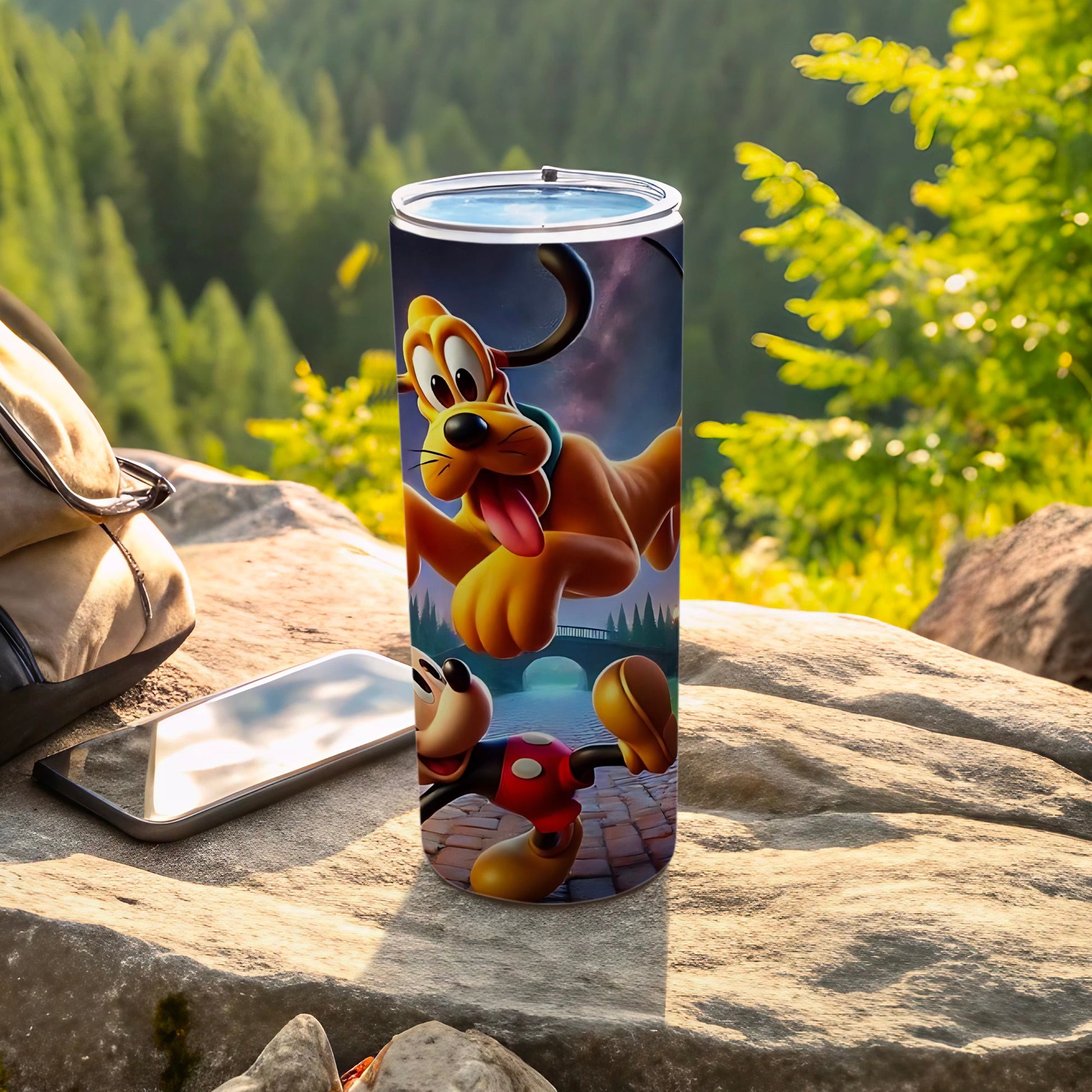 Disney Character Stainless Steel Tumbler for Outdoor Use
