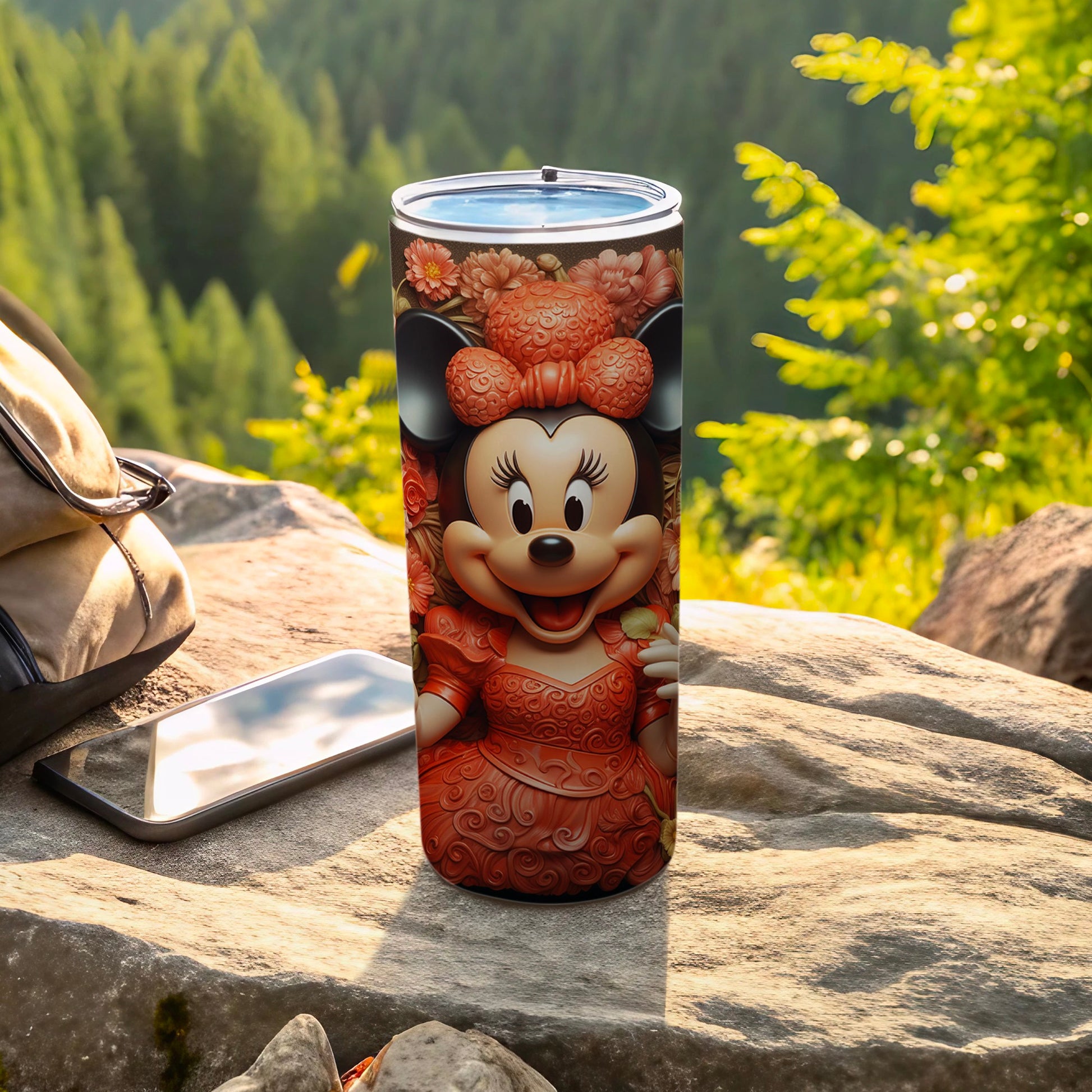 Bright and Cheerful Minnie Mouse Insulated Tumbler