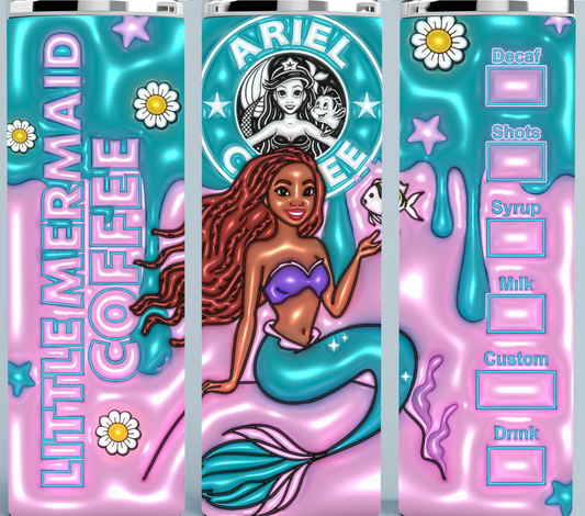 Little Mermaid Starbucks Coffee tumbler