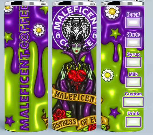 Maleficent Starbucks tumbler coffee