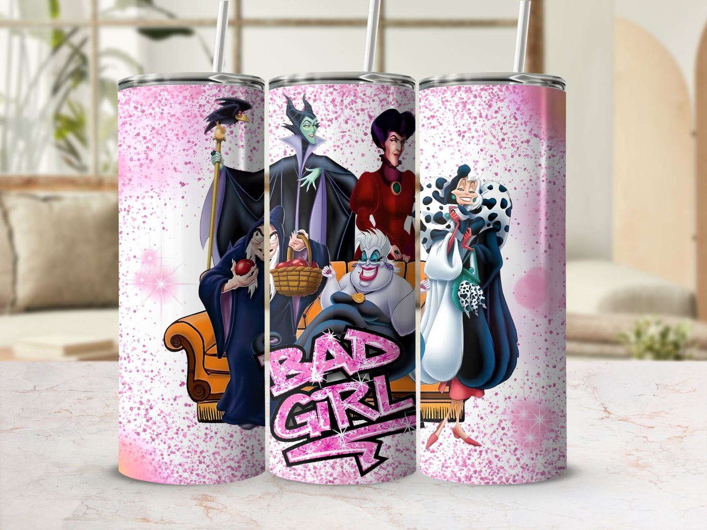 Bad Girl Villains Tumbler Insulated Drinkware Flask