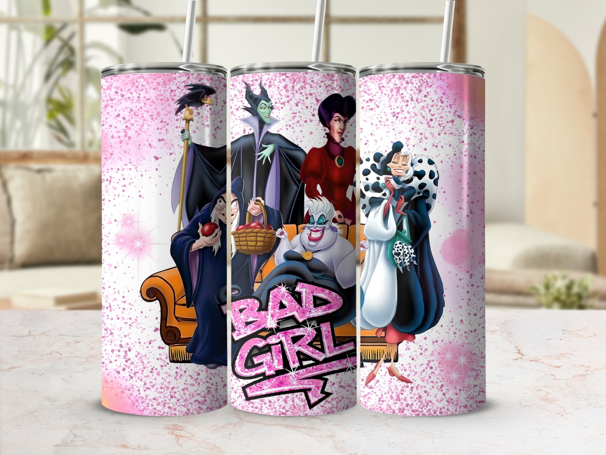Bad Girl Villains Tumbler Insulated Drinkware Flask