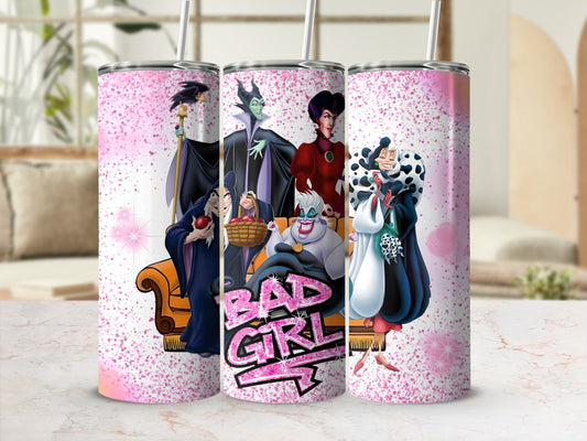 Bad Girl Villains Tumbler Insulated Drinkware Flask