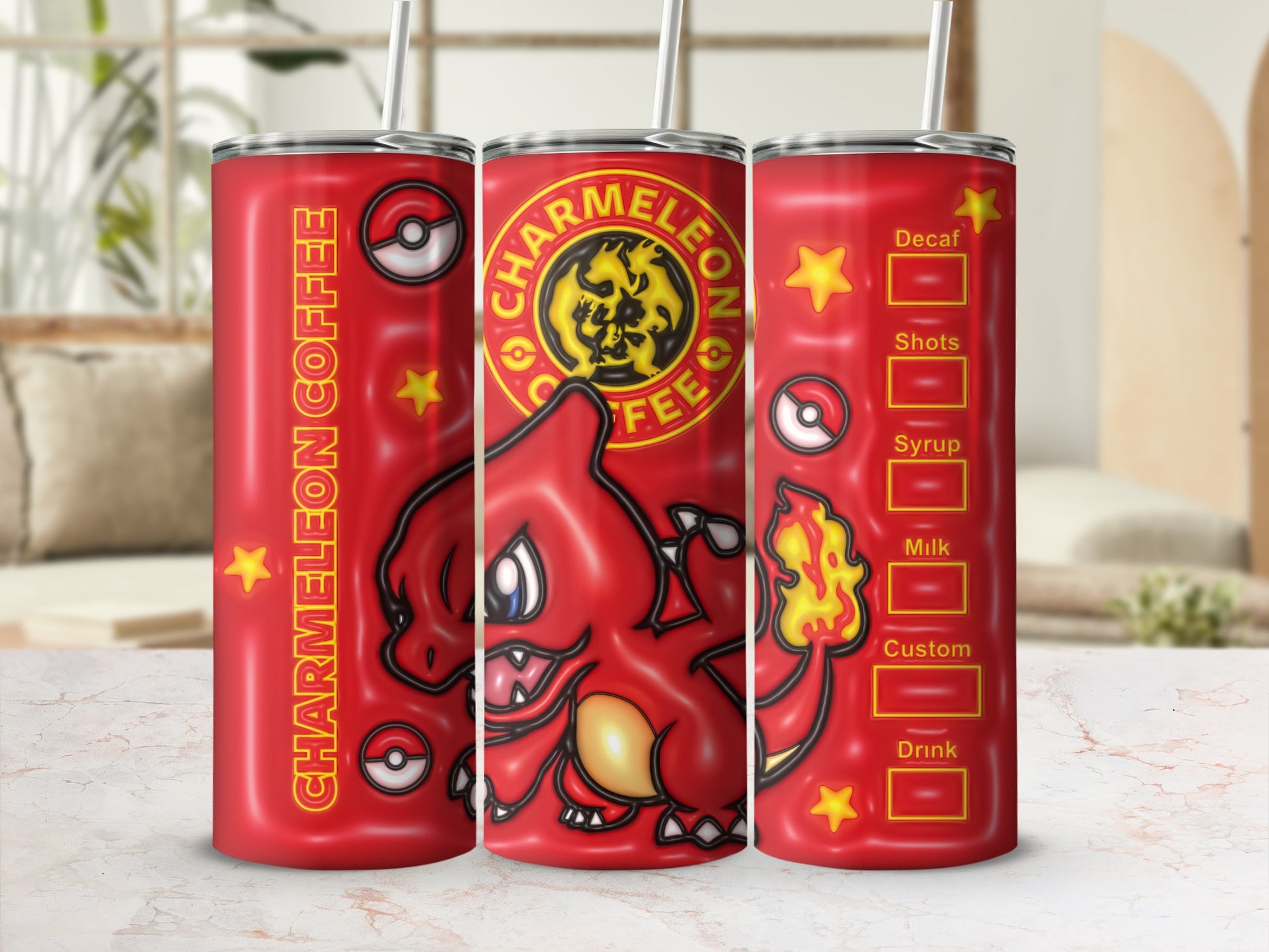 Charmeleon Coffee Custom Drink Order Tumbler