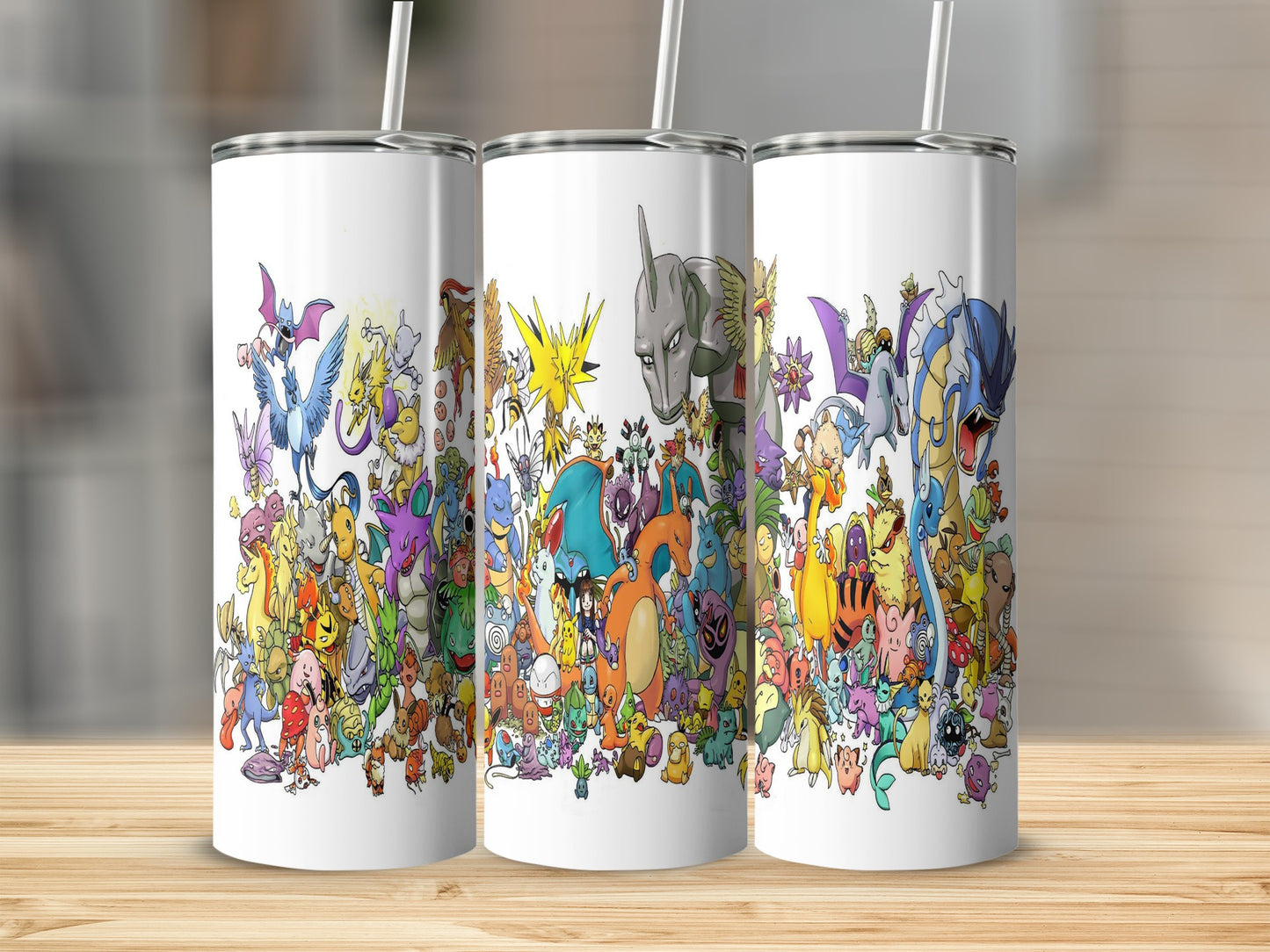 Colorful Animated Character Design Insulated Tumbler