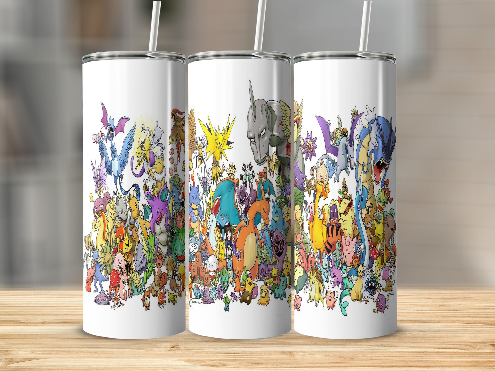 Colorful Animated Character Design Insulated Tumbler