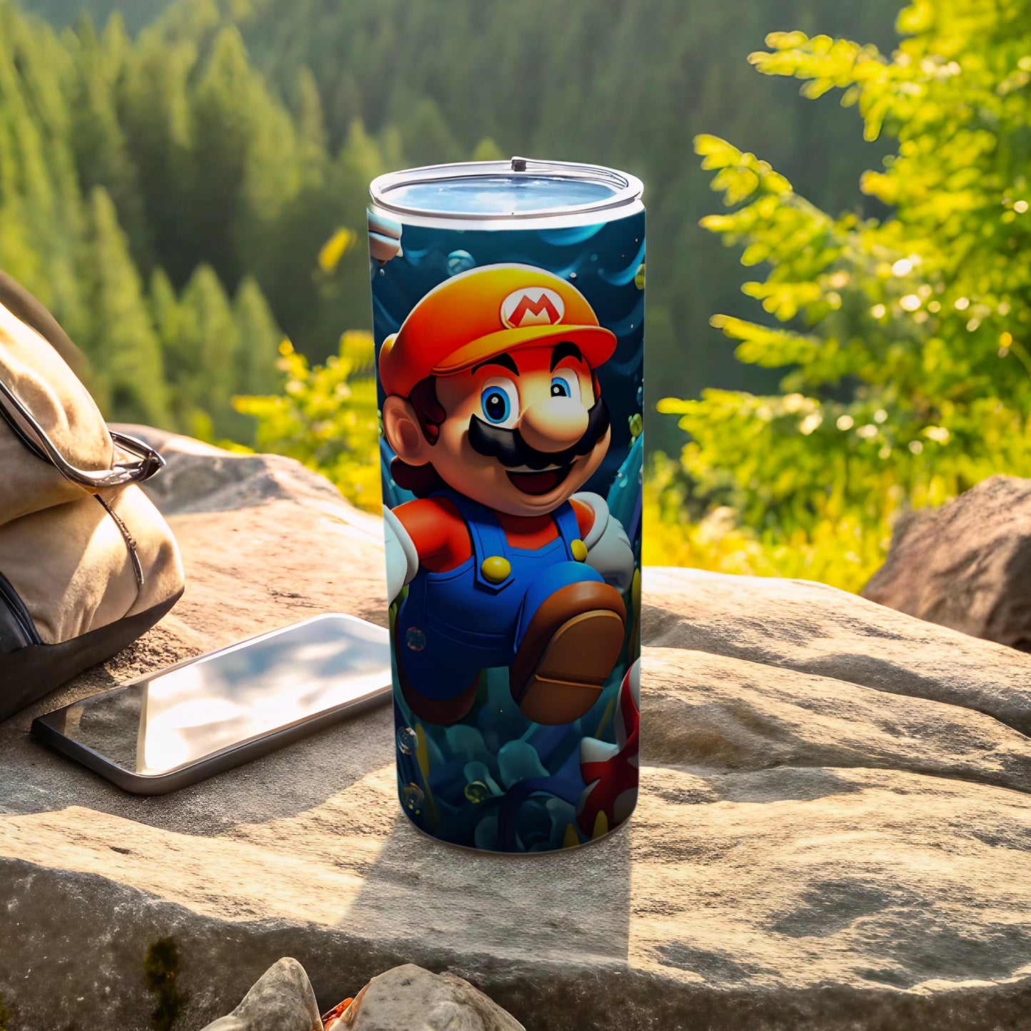 Mario Adventure Stainless Steel Tumbler