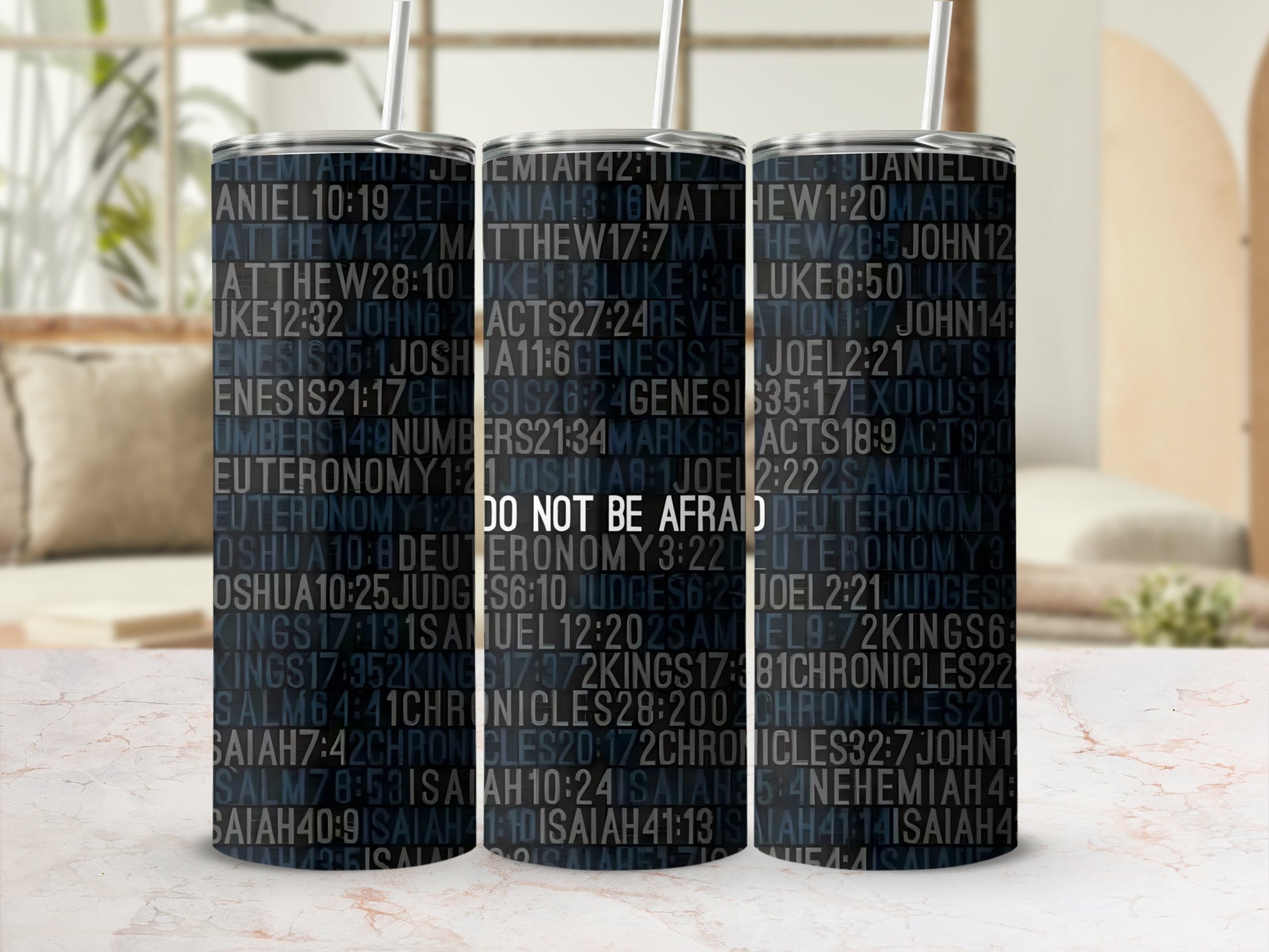 Do Not Be Afraid Bible Verse Tumbler product