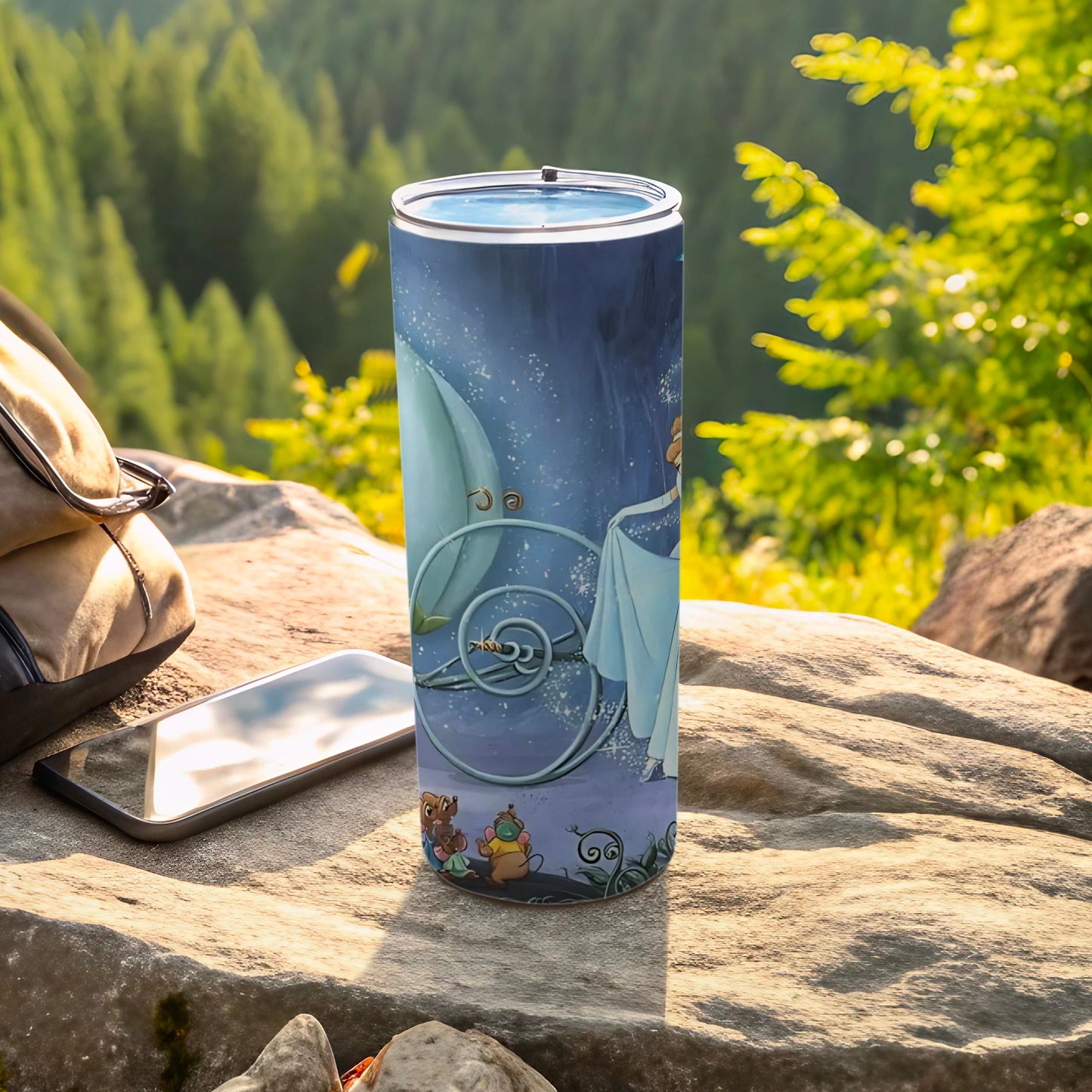 Enchanting Carriage Design Insulated Tumbler