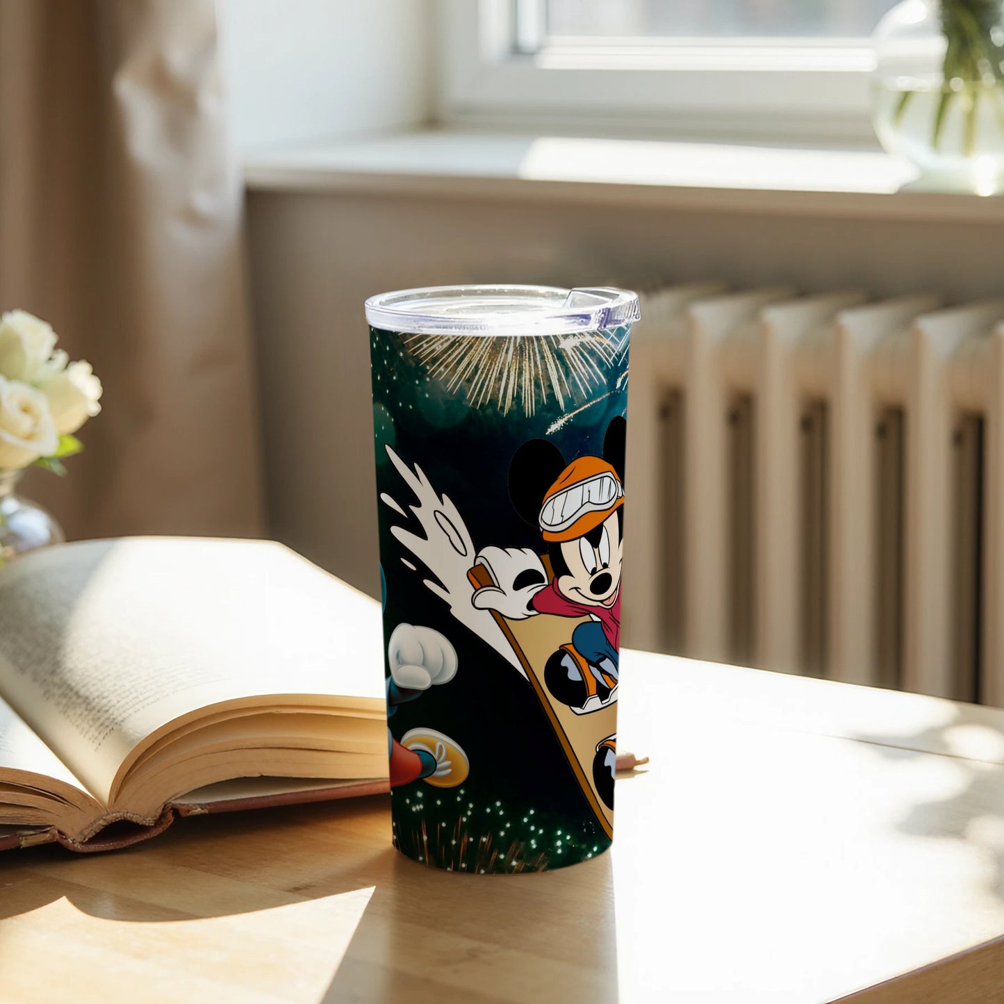Fun Mickey Mouse Adventure Design Tumbler Cup