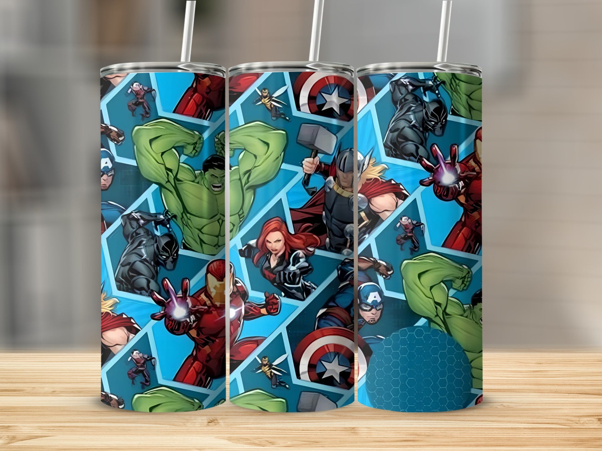 Heroes and Villains Insulated Tumbler with Straw Cup