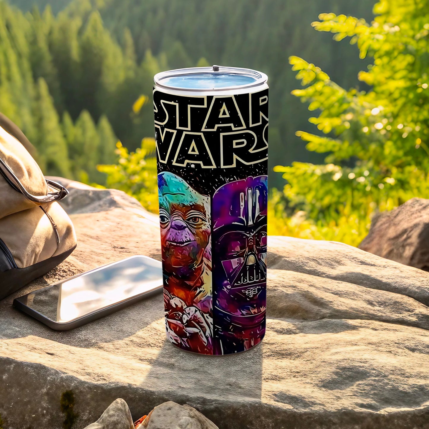 STAR WARS Yoda Darth Vader Iconic Drink Tumbler product type