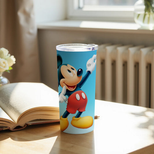 Mickey Mouse Travel Tumbler with Lid for Beverages