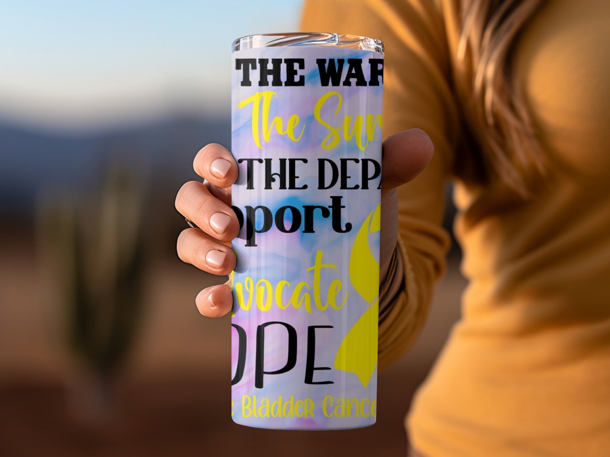 Bladder Cancer Awareness Advocate Hope Tumbler