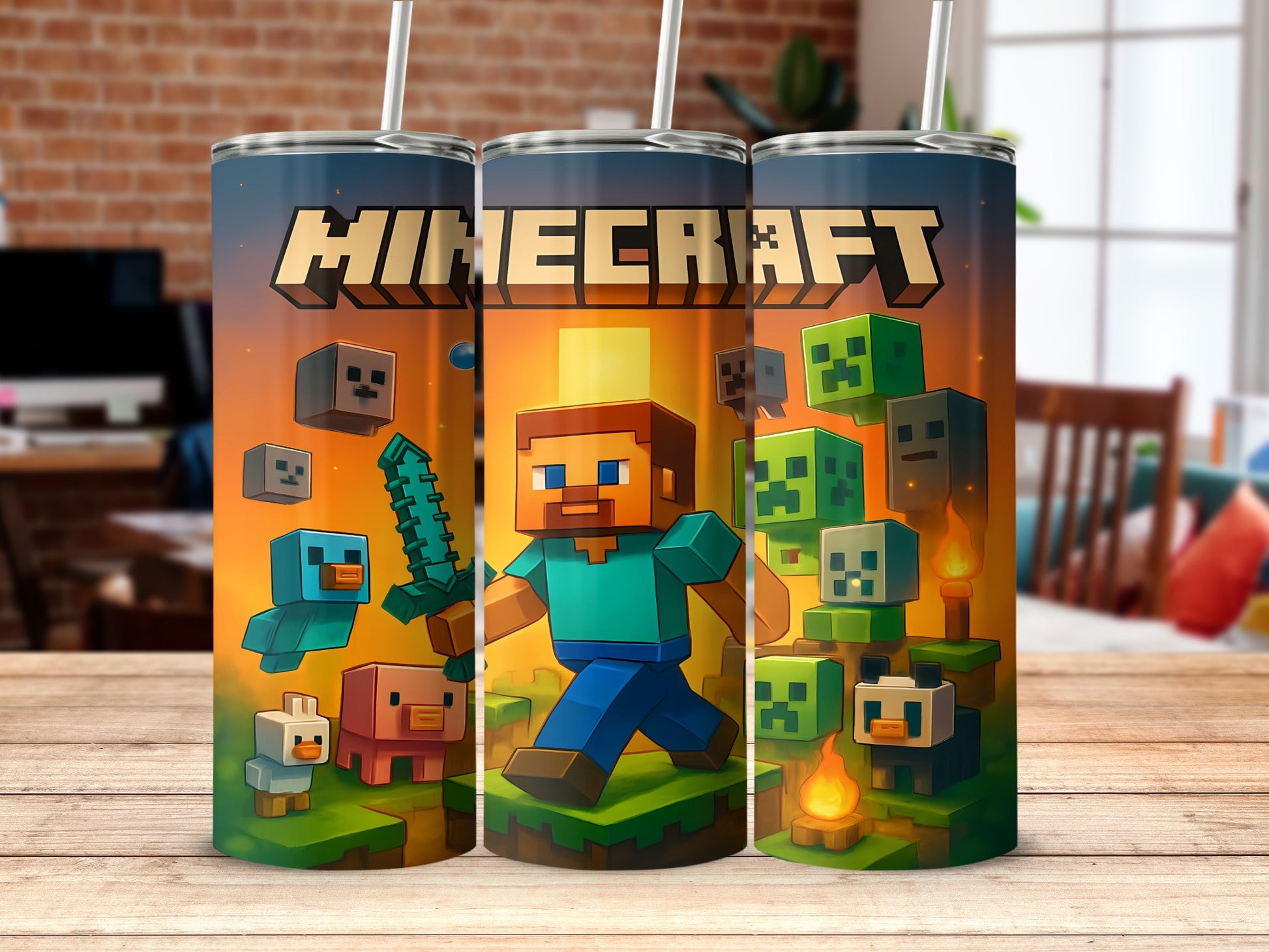 Minecraft Character Design Insulated Tumbler Product