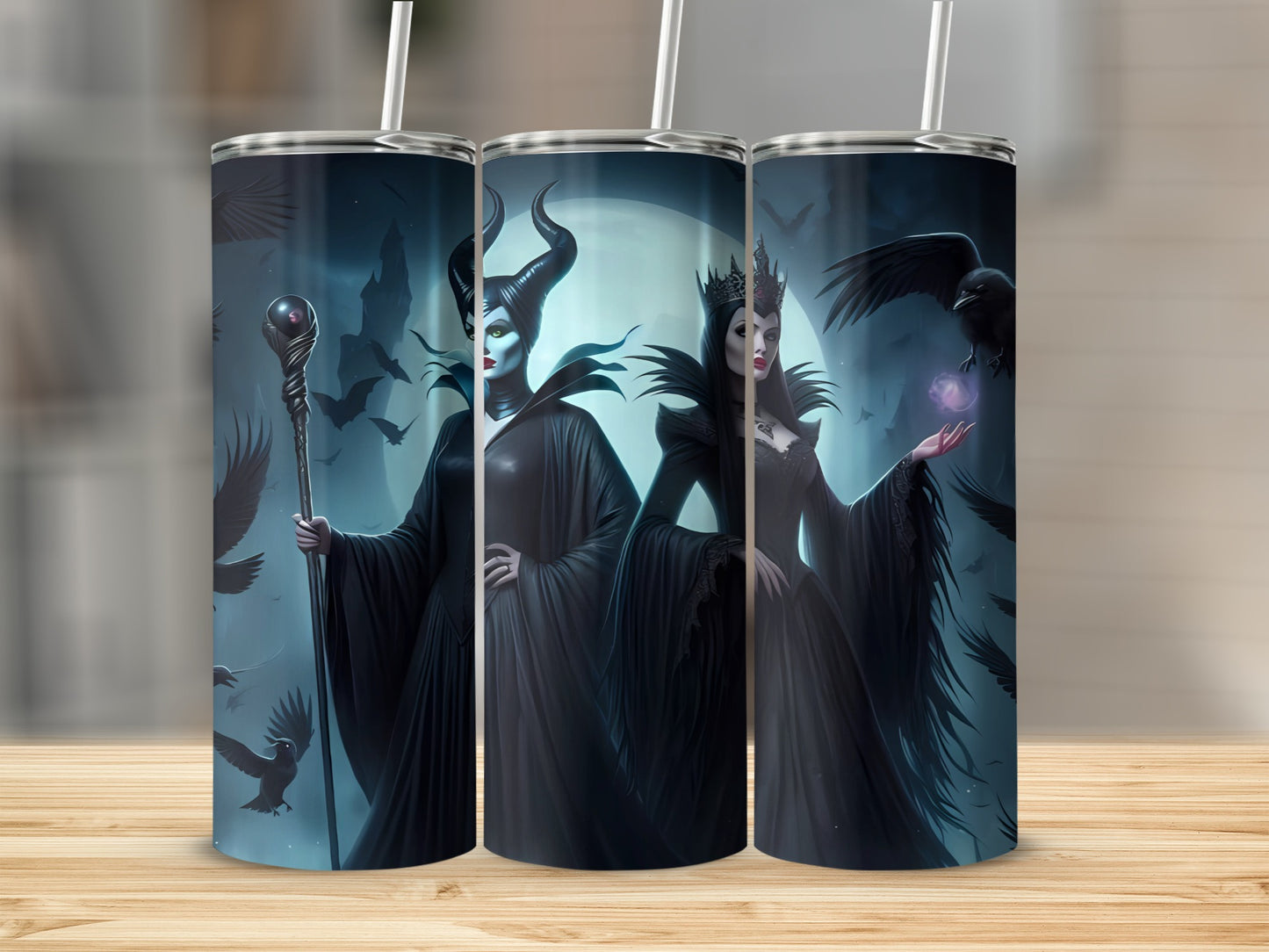 Dark Sorceress and Witch Art Design Tumbler Product