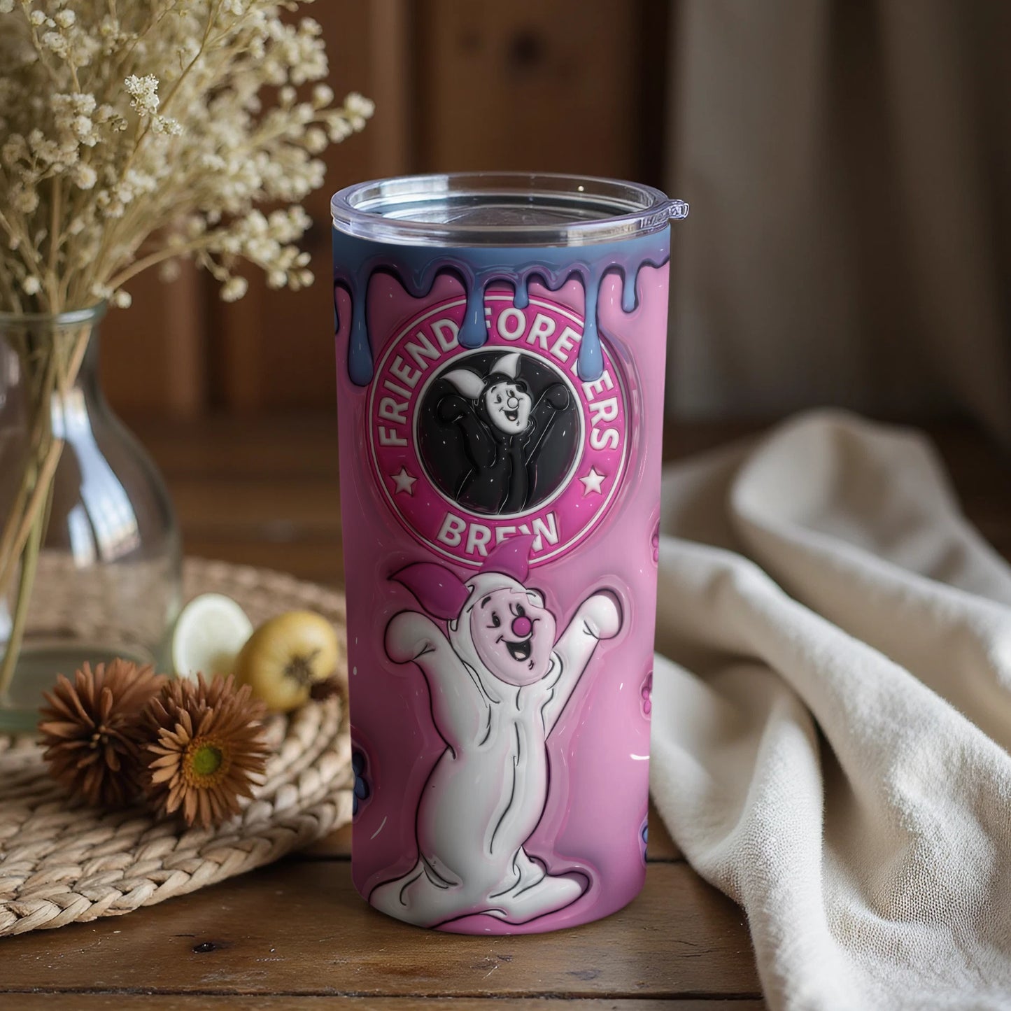 Flamingo Brew Friends Forever Insulated Drinkware