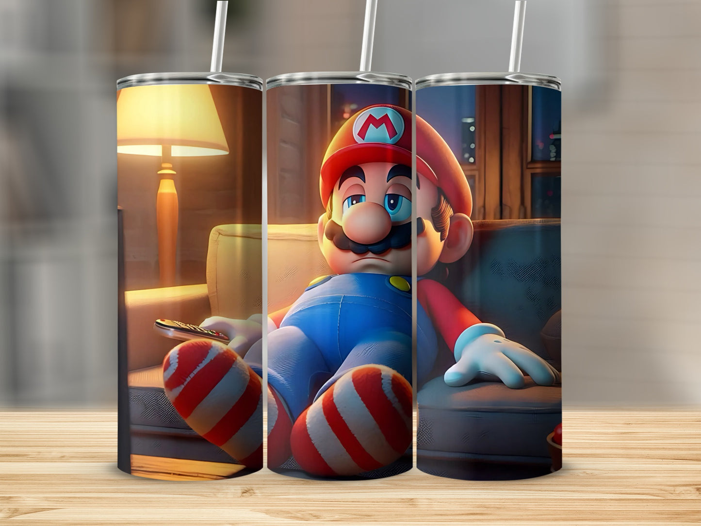 Relaxing Cartoon Character Themed Tumbler product