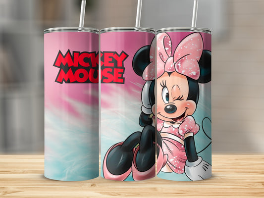 Mickey Mouse and Minnie Mouse Tumbler for Disney Fans
