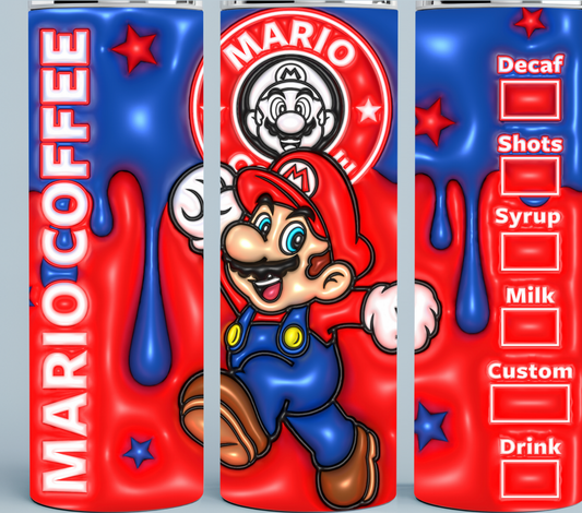 Mario Coffee Starbucks Tumbler