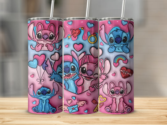 Cute Cartoon Characters Tumbler for Kids and Adults