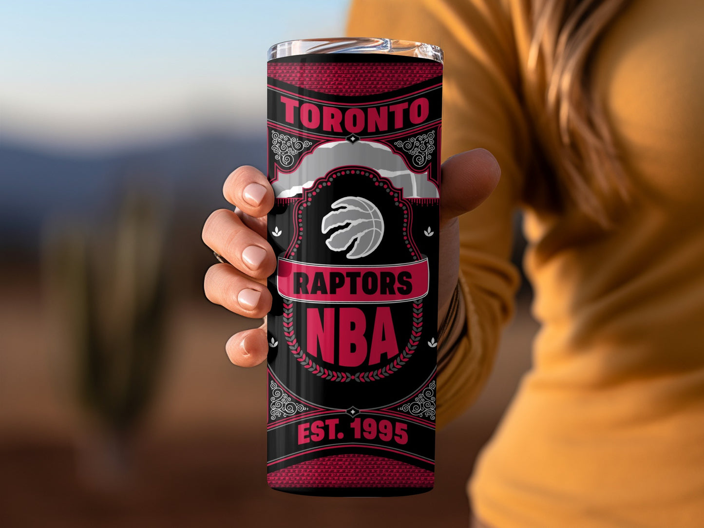 Toronto Raptors NBA Established 1995 Basketball Team Tumbler
