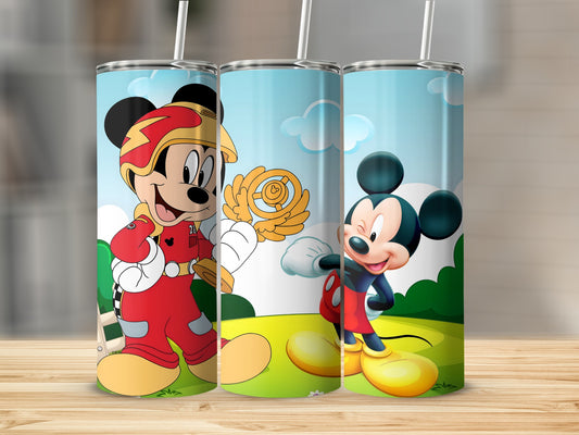 Colorful Mickey Mouse Design Tumbler Set