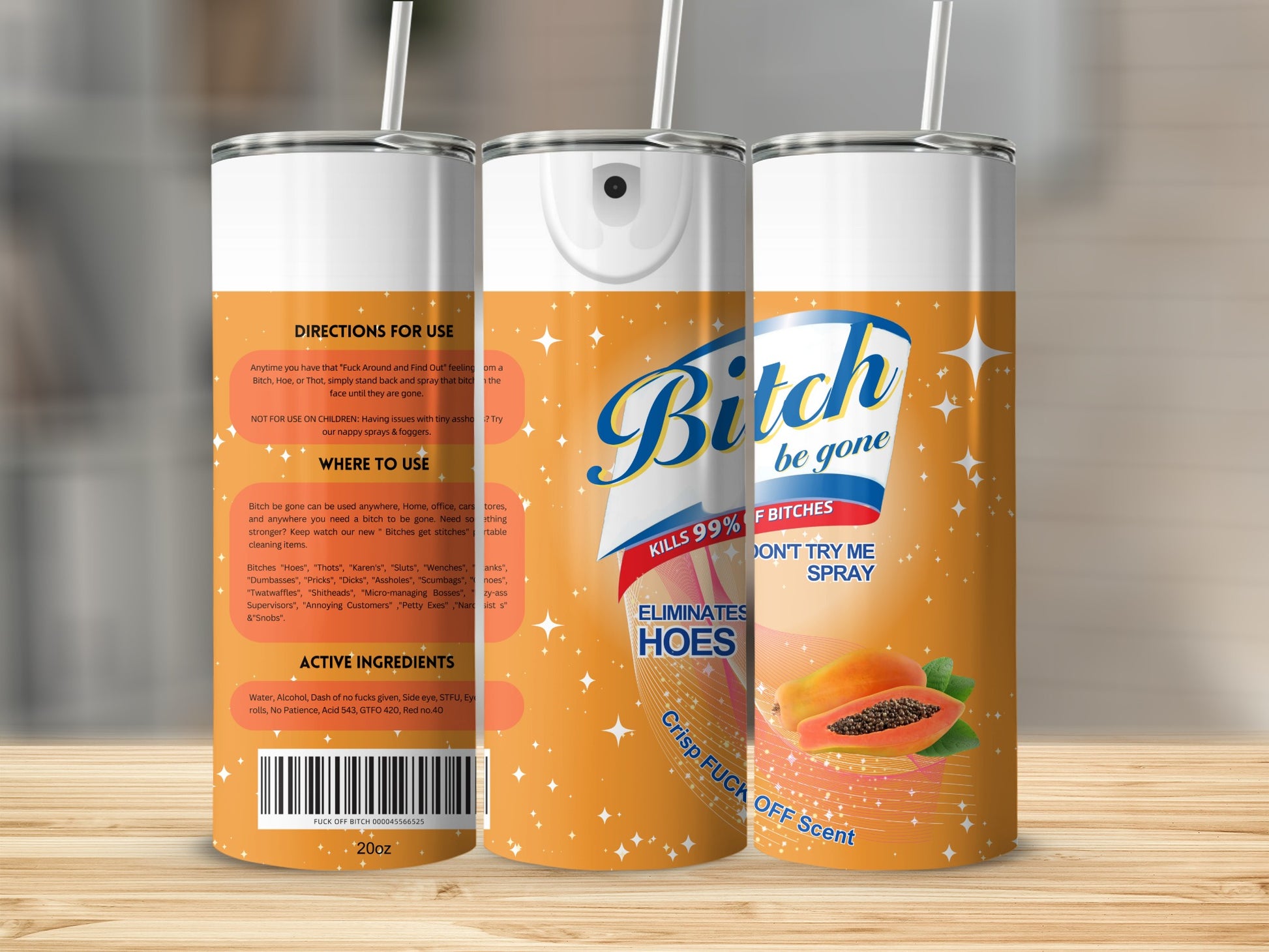 Bitch Be Gone Eliminates Hoes Spray Don't Try Me Product