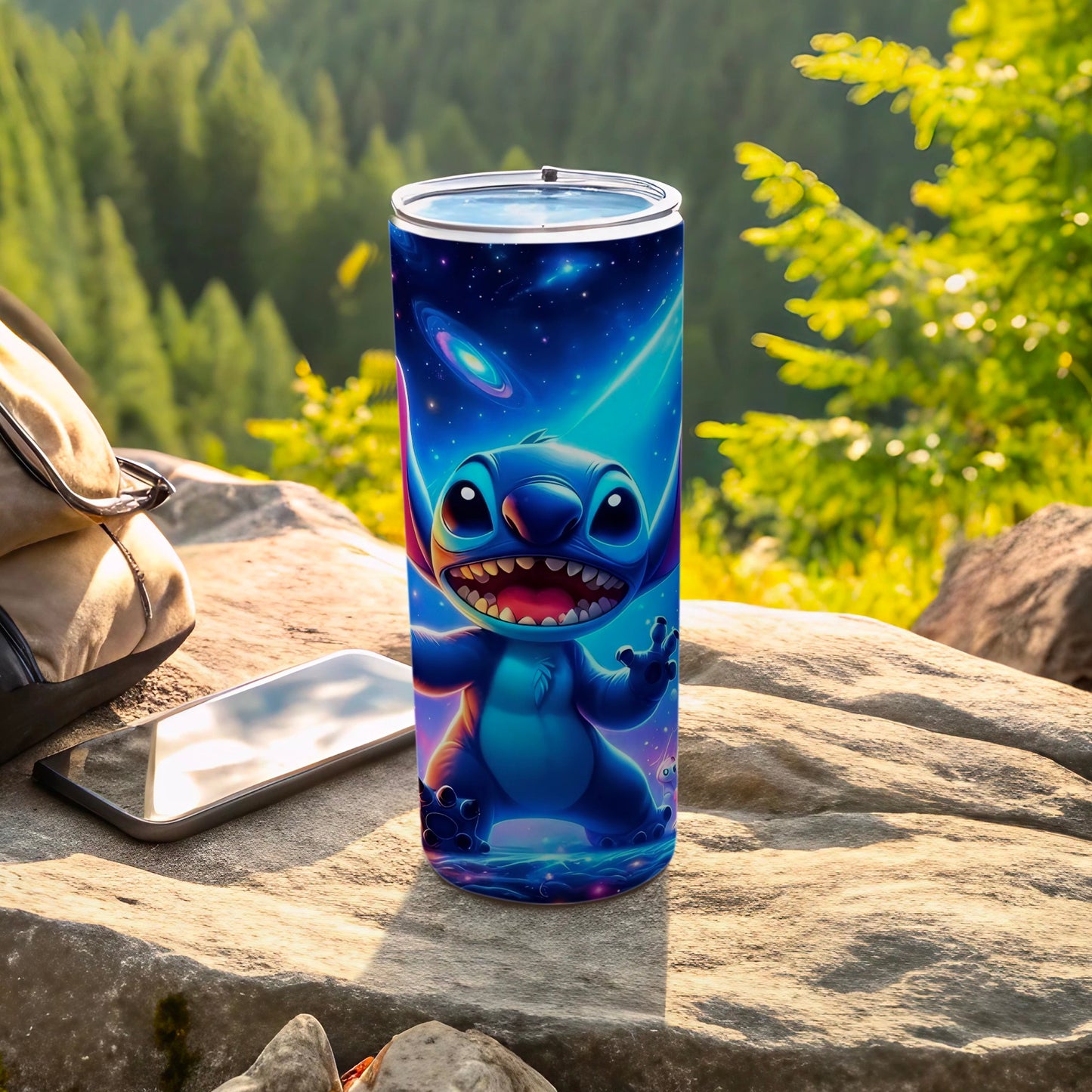 Adorable Stitch Travel Mug for Outdoor Adventures