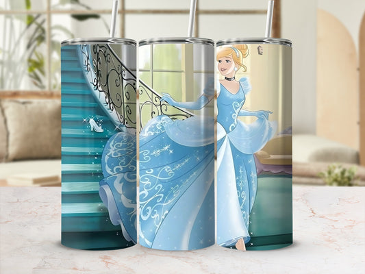Cinderella Magic Charm Stainless Steel Tumbler
