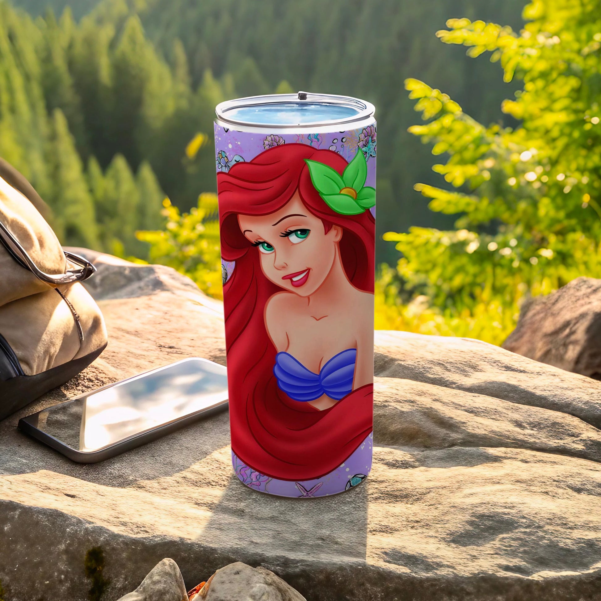 The Little Mermaid Ariel Themed Tumbler 20oz