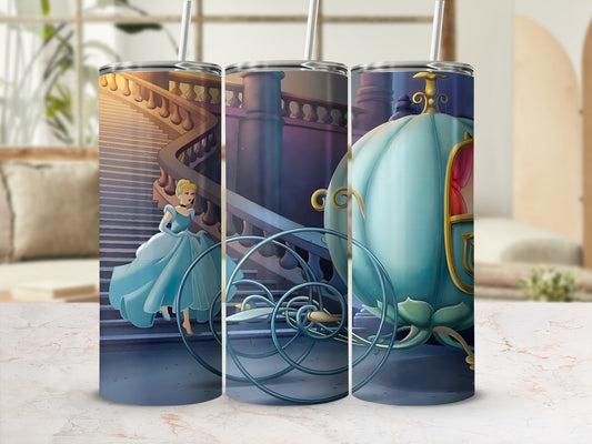 Cinderella Carriage and Ball Gown Tumbler Product