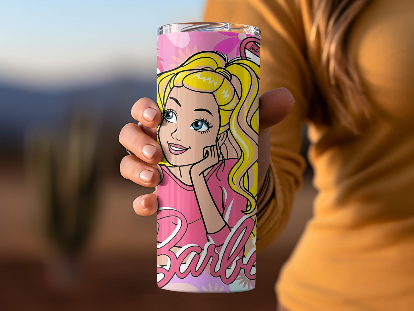 Barbie In a Tropical Barbie World With Sunglasses Tumblers