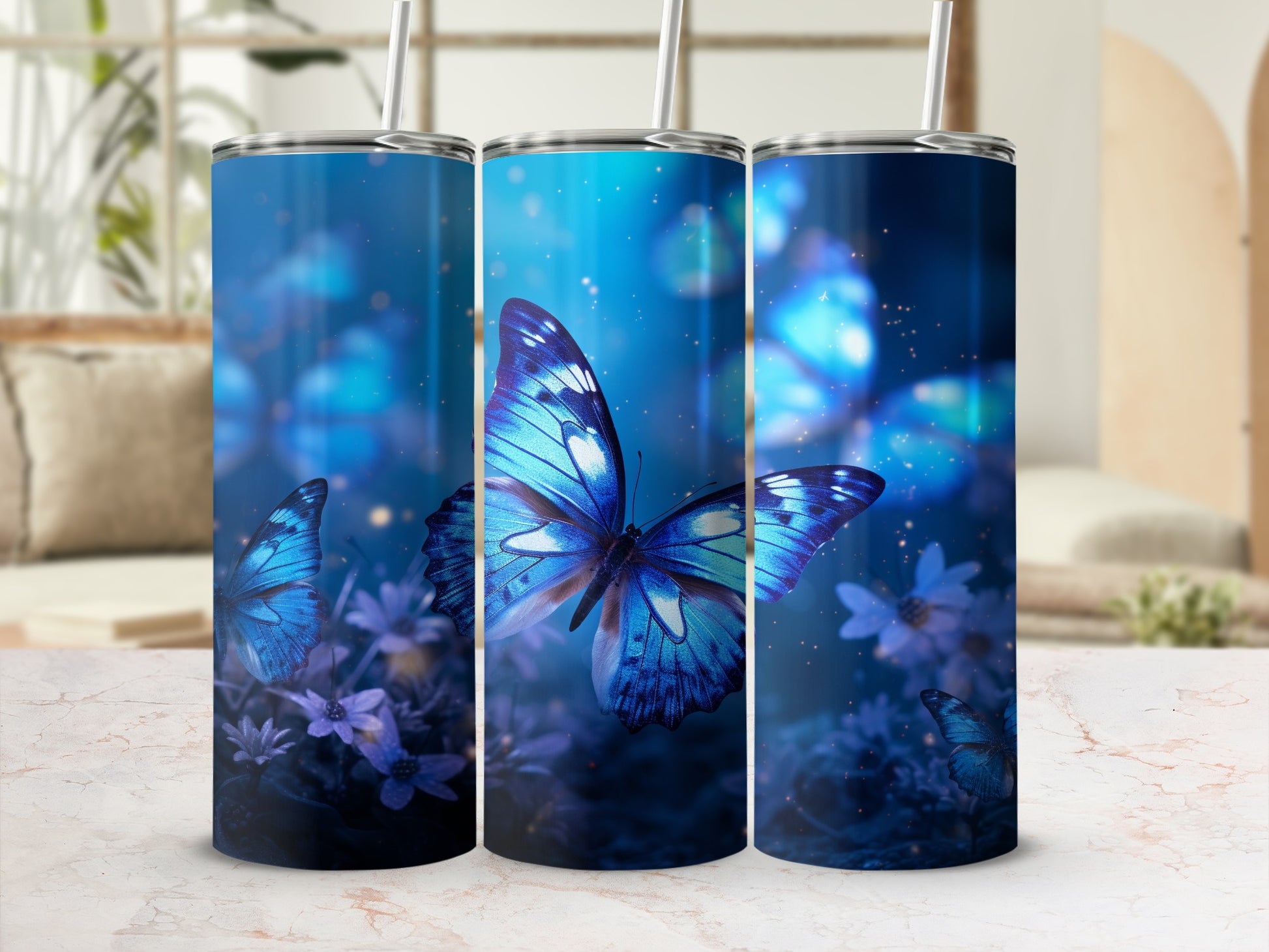 Mystical Blue Butterflies Flower Field Sparkling Lights product type
blue butterfly
morpho butterfly
butterflies design
floral pattern
sparkling lights
nature inspired
enchanted garden
mystical aesthetic
dark blue theme
purple flowers
wildlife art
tumbler
drinkware
travel mug
water bottle
gift idea
elegant design
unique pattern
fantasy art
insect motif