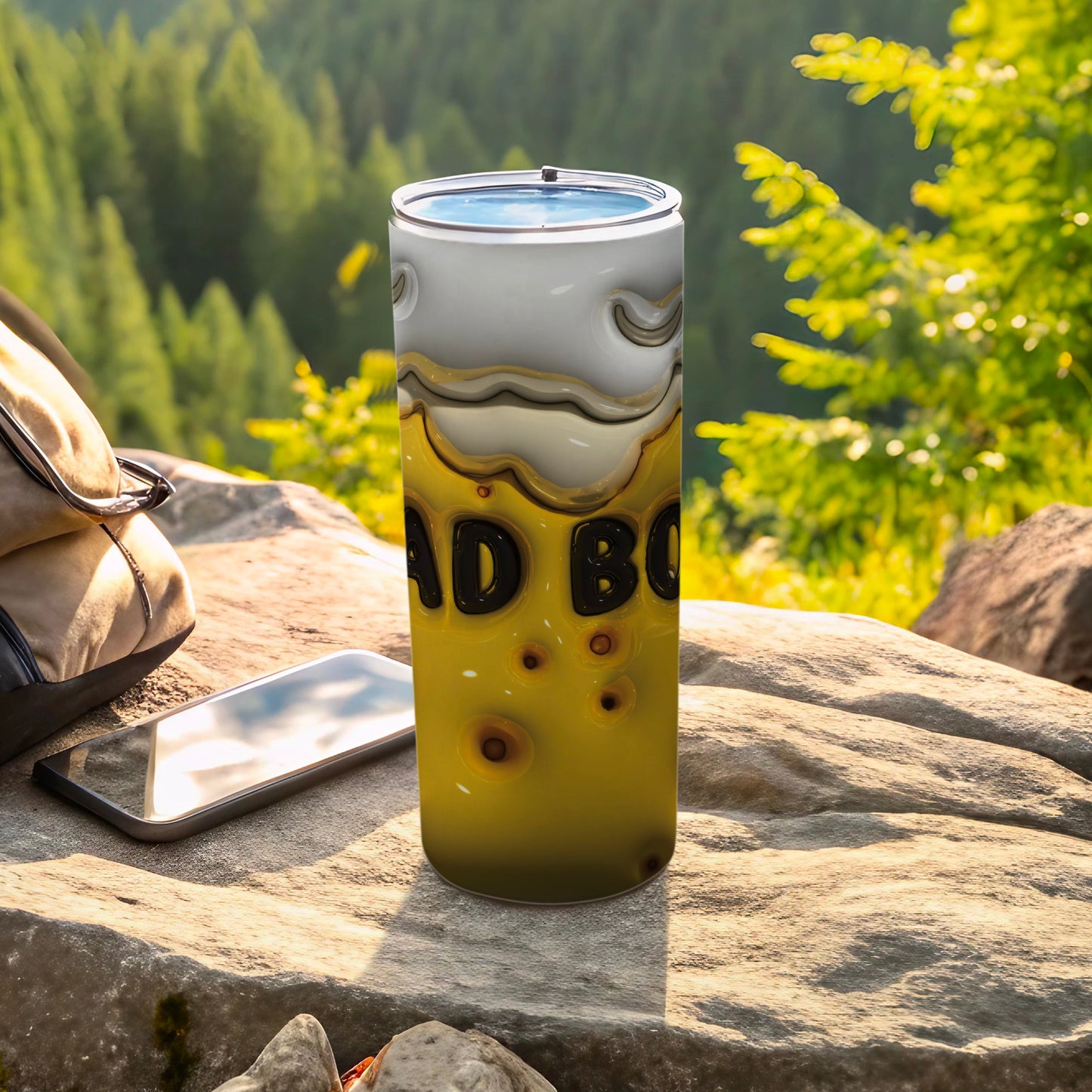 BAD BOY Golden Melt Design Travel Tumbler product type