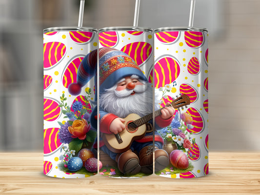 Adorable Gnome Easter Egg Design Tumbler Cup
