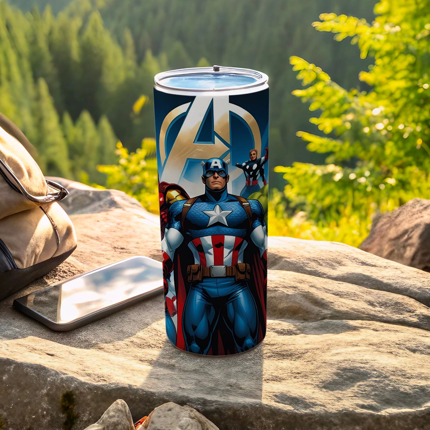 Captain America Avengers Travel Tumbler 20oz