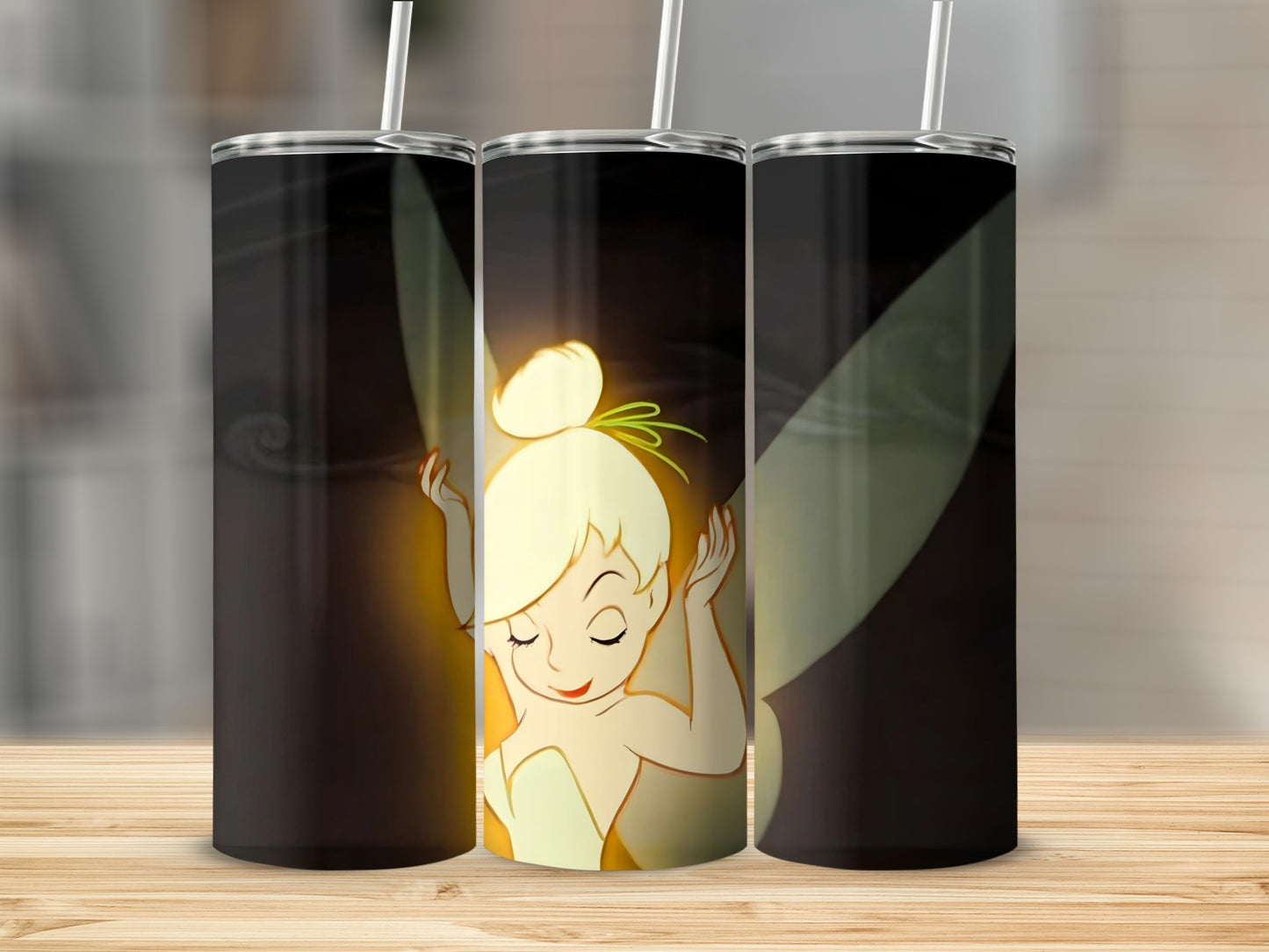 Glow in the Dark Fairy Design Tumbler Product