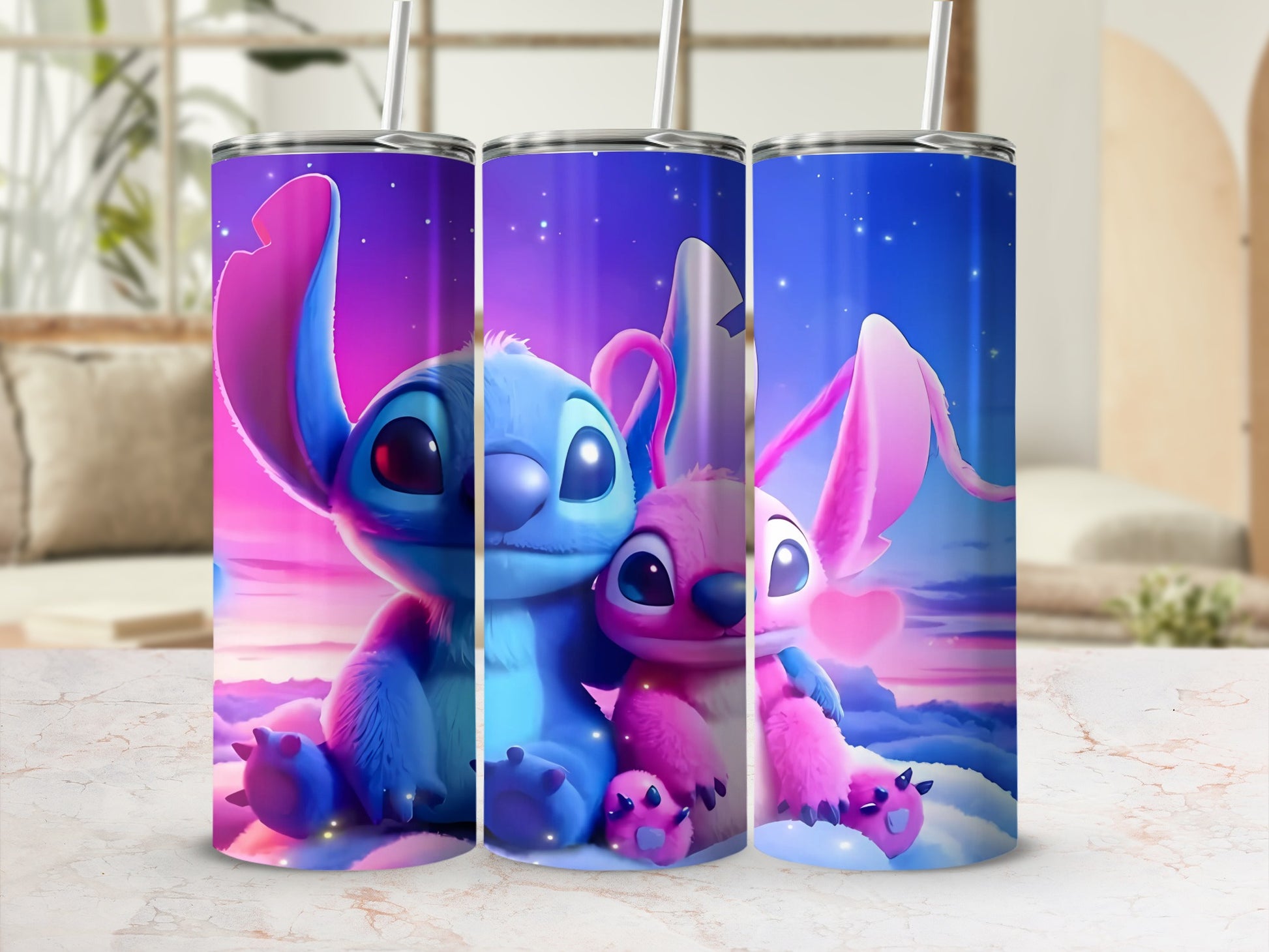 Adorable Alien Characters Design Tumblers