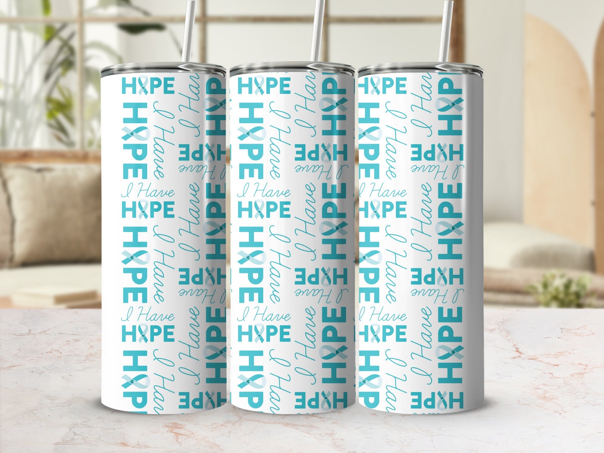 I Have Hope Motivational Design Tumbler Product