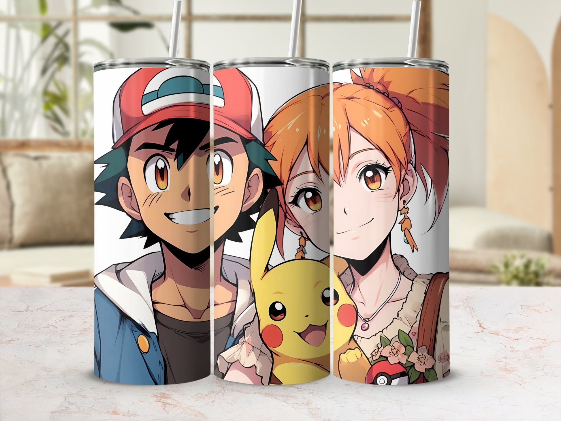 Anime Characters Themed Stainless Steel Tumbler