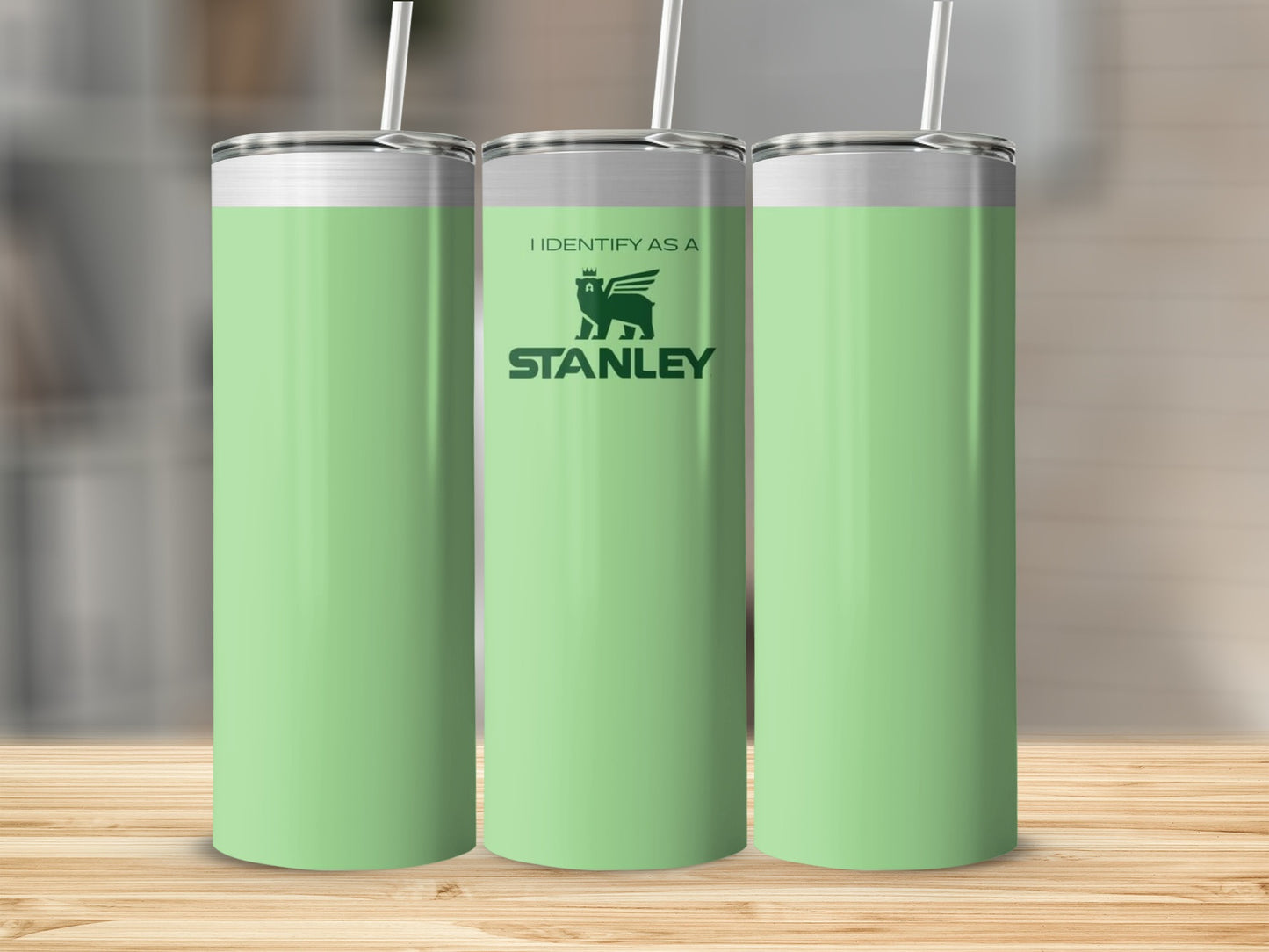 I Identify As A Stanley Engraved Tumbler