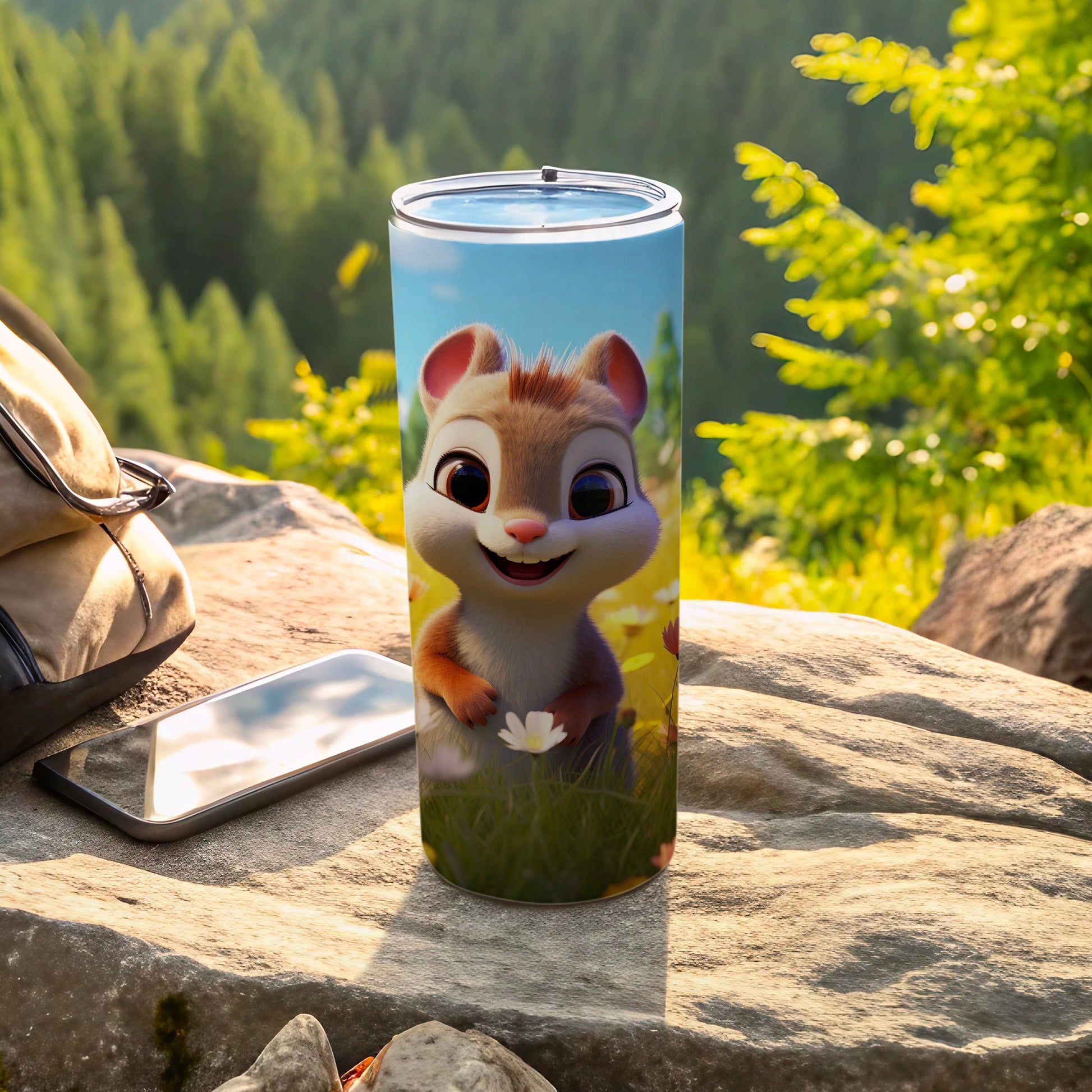 Cute Cartoon Animal Design Insulated Tumbler Cup