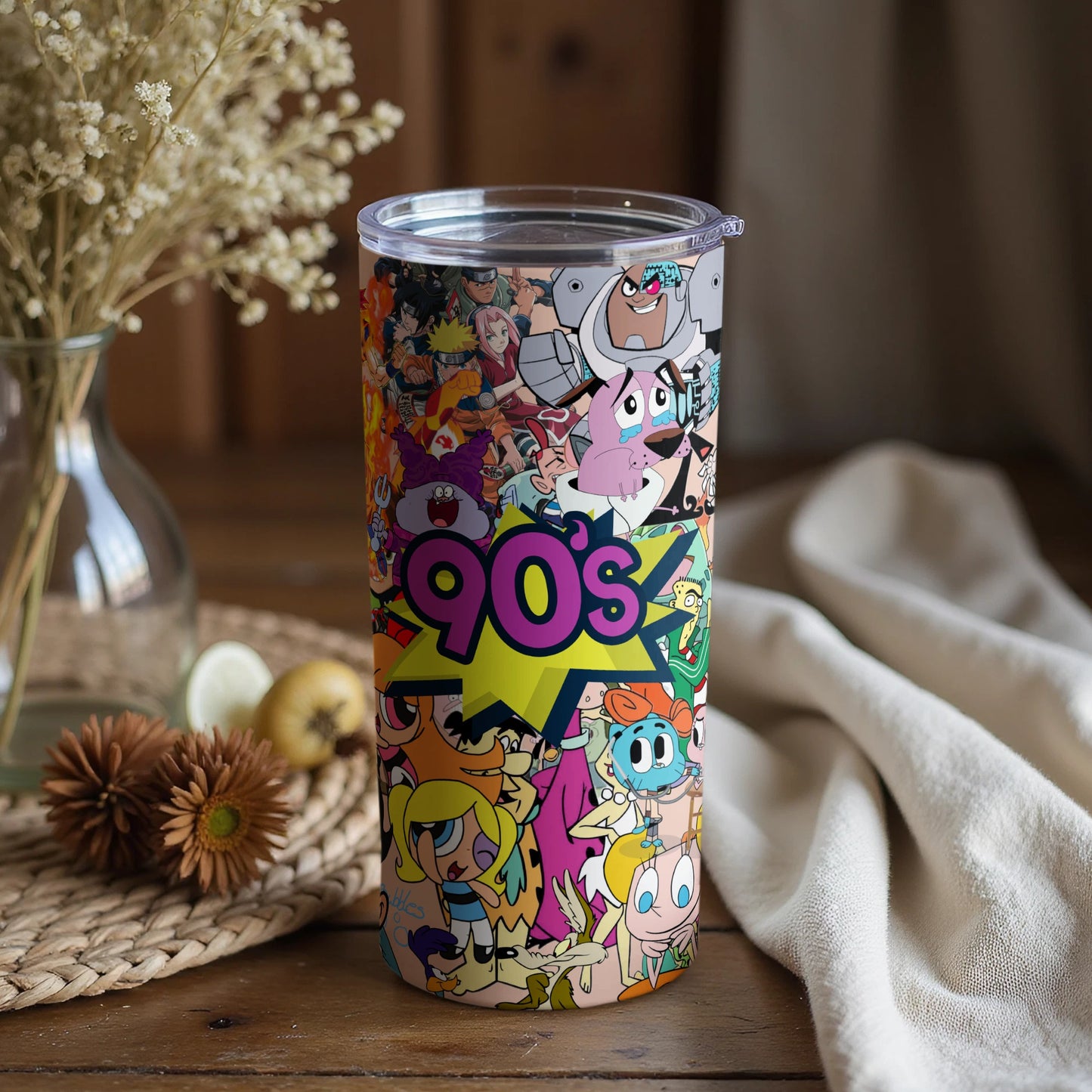 Nostalgic 90's Cartoon Characters Tumbler
