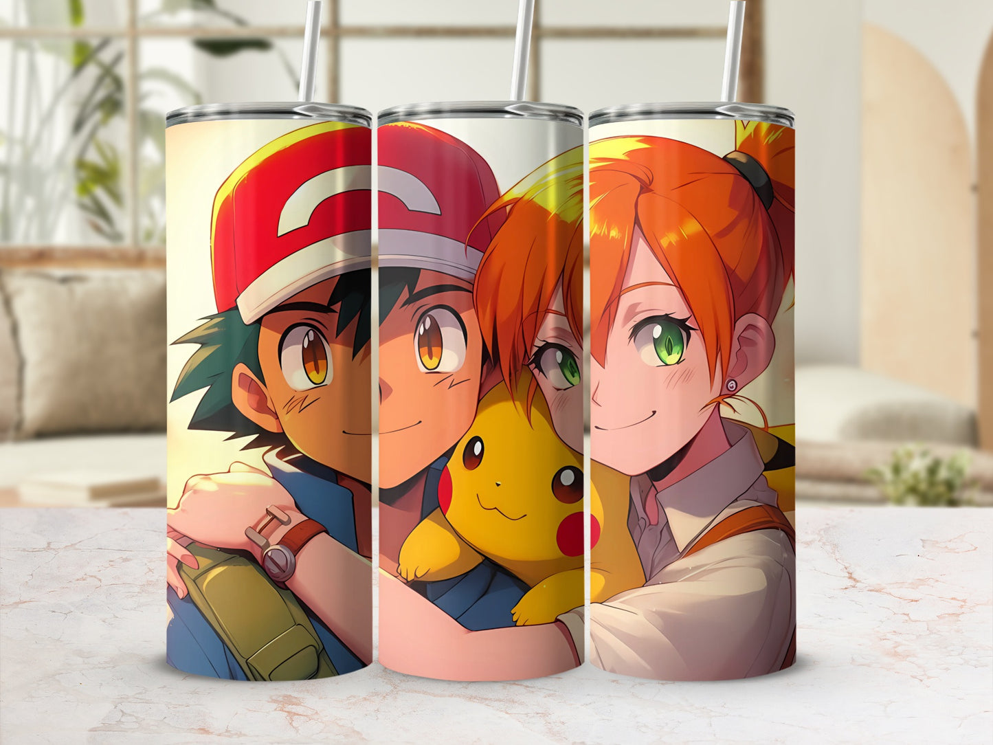 Colorful Character Design Double-Walled Insulated Tumbler