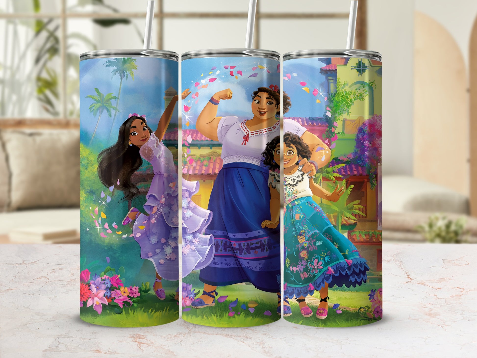 Enchanting Characters Decorative Tumbler for Everyday Use