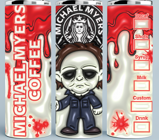 Michael Myers Starbucks Coffee tumbler