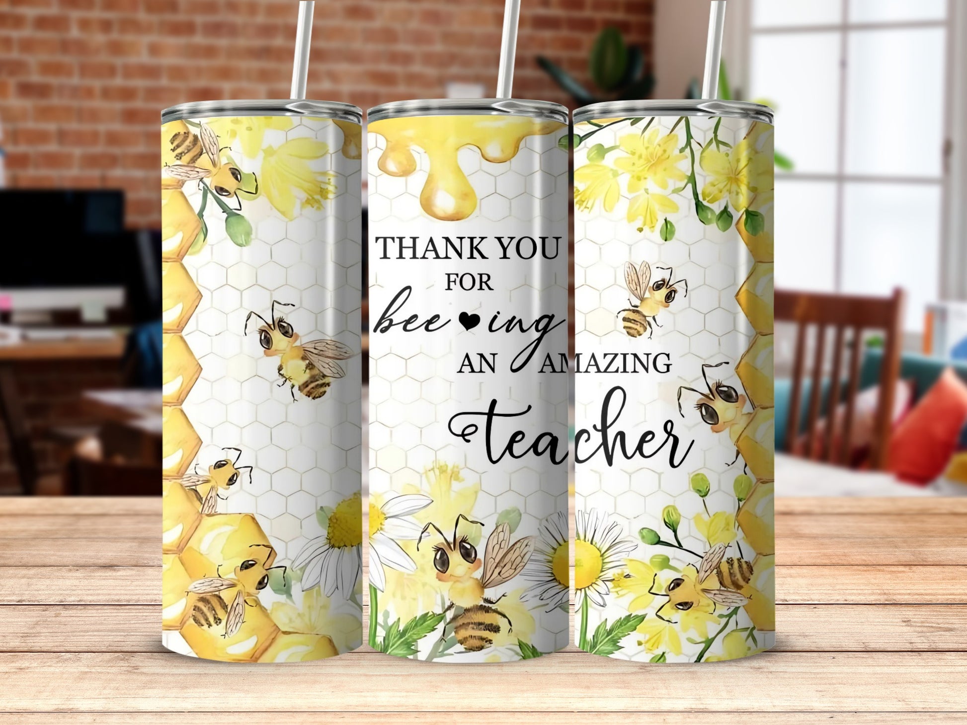 Thank You for Bee-ing an Amazing Teacher Tumbler