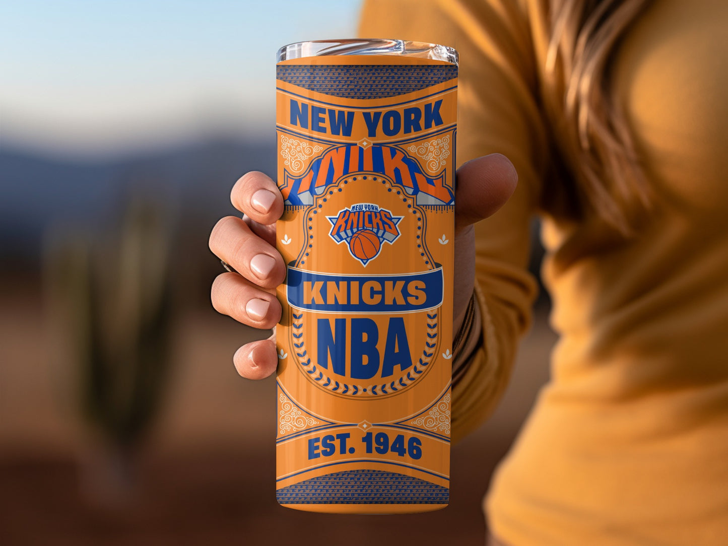 New York Knicks NBA Established 1946 Design Tumbler