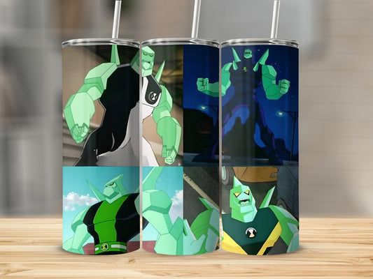 Ben 10 Alien Diamondhead Character Images Style Tumblers
